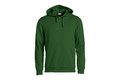 clique basic hoody huppari 021031 68 basichoody bottlegreen front