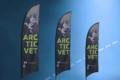 beach flag siipibanneri beachflags arcticvet
