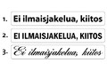 ei ilmaisjakelua tarrat ei ilmaisjakelua mallit