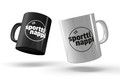 logomuki fanimukit sporttinappi musta ja valkoinen